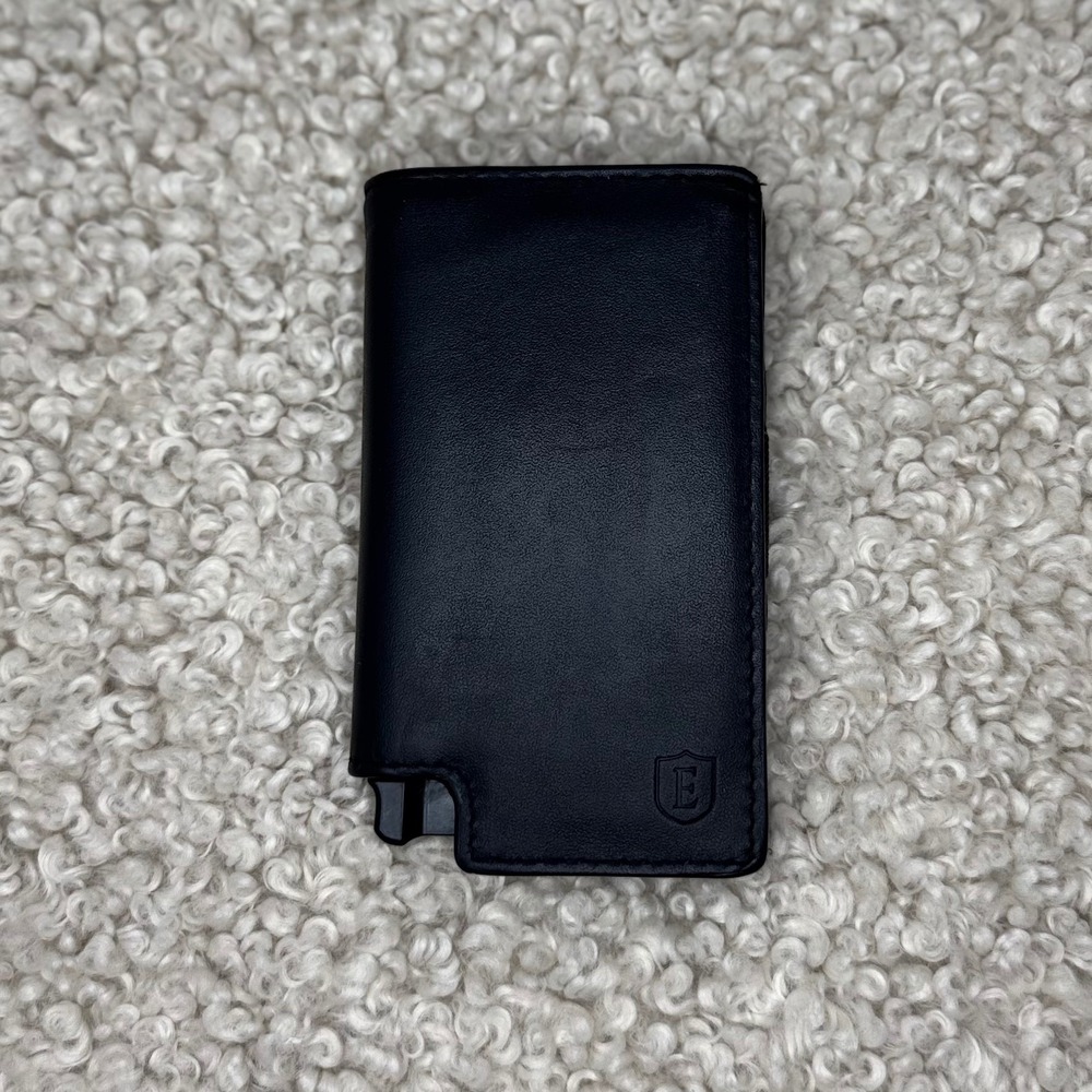 Ekster Parliament Wallet Black Leather RFID Blocking Slim Cardholder Bifold